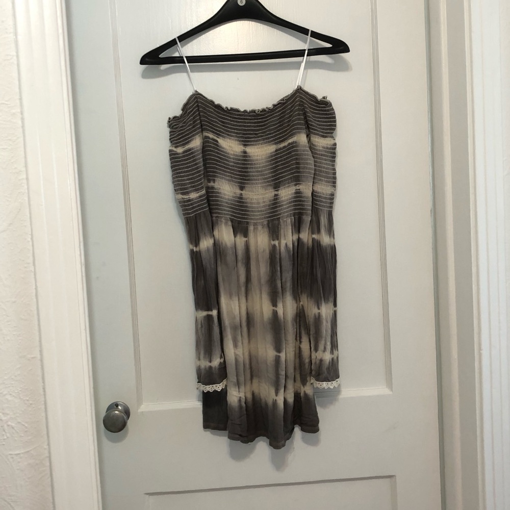 off-the-shoulder mini dress